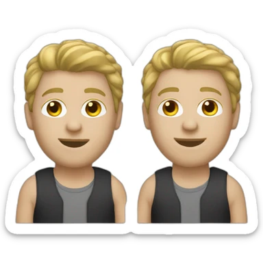 Deejay White man sticker