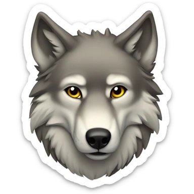 Wolf sticker
