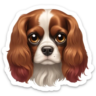 Cavalier dog sticker
