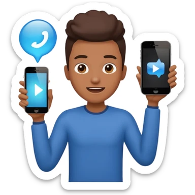 pumping out videos sticker