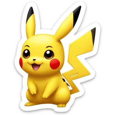 Pikachu ios sticker