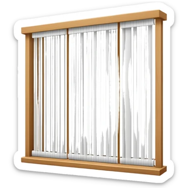 vertical venetian blinds sticker