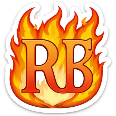 Can you make a banner that says PYRO in gothic letters, the letters should also be on fire  sticker