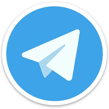 Telegram official logo sticker