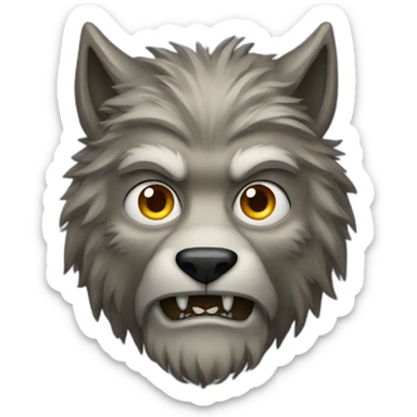 wolfman sticker