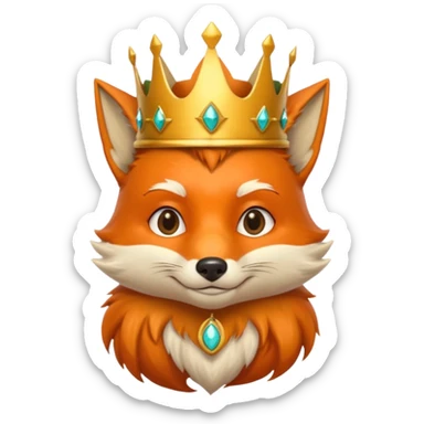 king fox sticker