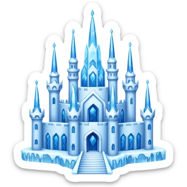 Ice Kingdom palace sticker