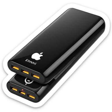 portable charger sticker