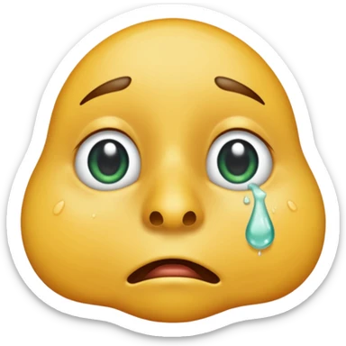 a nose with snot  sticker