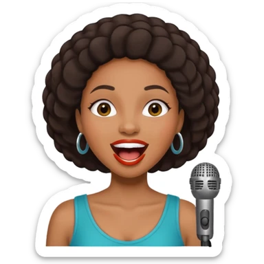 Moncia R&B singer sticker