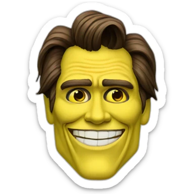 Jim Carrey the mask sticker