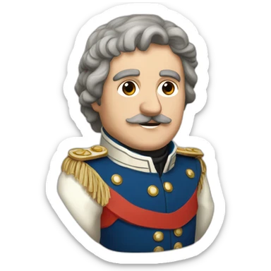 Napoléon qui joue au jeu vidéo sticker