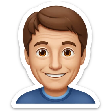 i need an image like this with a brown haired older man 👨🏻‍🏫 sticker