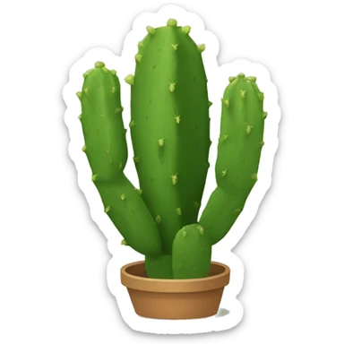 single flat Nopal without pot sticker