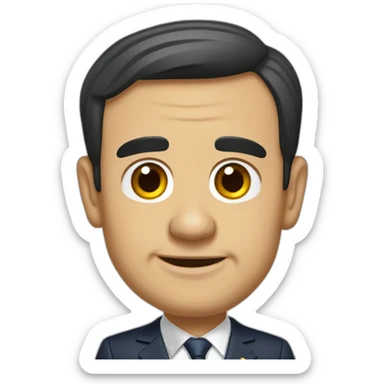 Pedro Sánchez presidente del gobierno español sticker