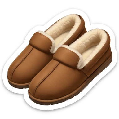 Ugg fuzzy slippers sticker