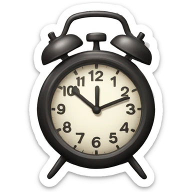 clock time at 11:30 PM sticker