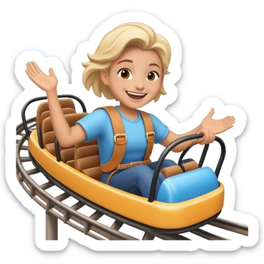 Puh in Roller coaster sticker
