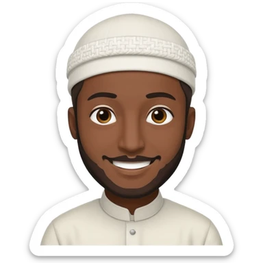 cool Muslim man sticker