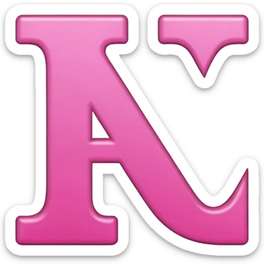 Latters pink sticker