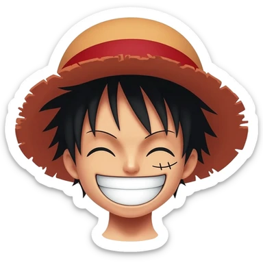 Luffy sticker