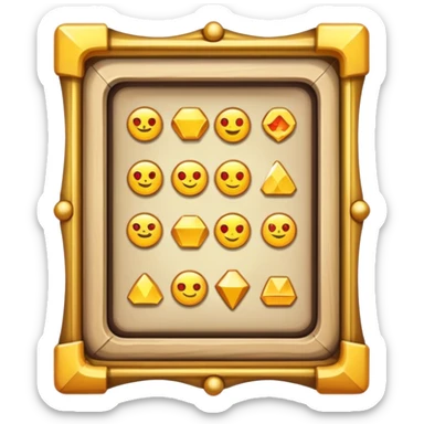 modern treasure, casual game, mobile game sticker