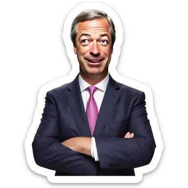 Nigel Farage basic emoji  sticker