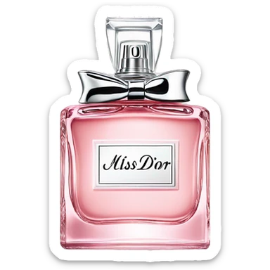 Miss dior perfume sticker