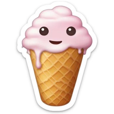 very strong pleasure from ice cream sticker
