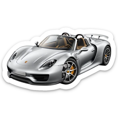 porshe 918 spyder sticker