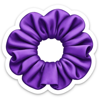 hair scrunchie sticker