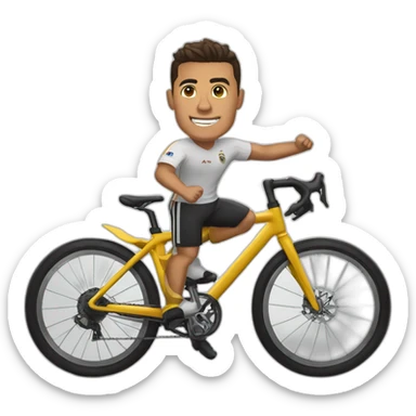 Ronaldo bycicle kick sticker