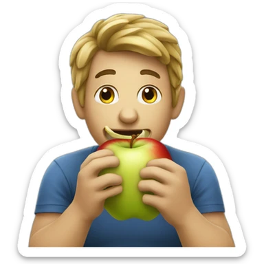 Microsoft Eating Apple for Lunch sticker