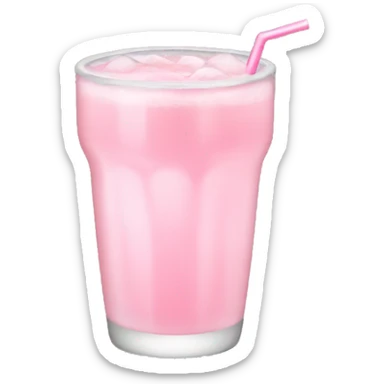 Light Pink drink sticker
