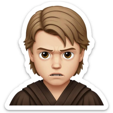 anakin skywalker nightmare scene sticker