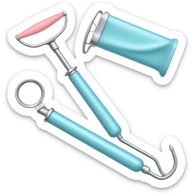 Espéculo Vaginal (Bico de Pato), kit de coleta (papanicolau) sticker