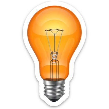 Bulb Filament sticker