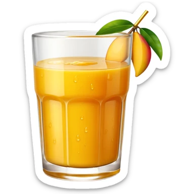 mango juice sticker