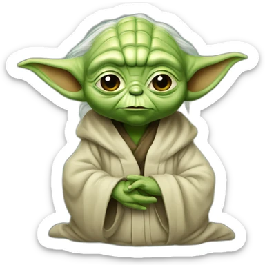 Yoda qui reve sticker