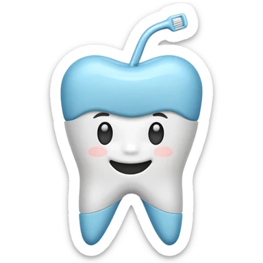 dental floss picks  sticker