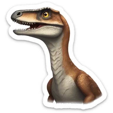 Velociraptor Whatsapp emoji sticker