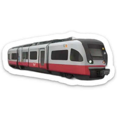 A train coming in the train station of Besançon sticker