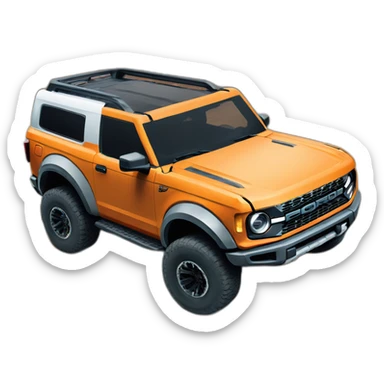 Ford Bronco raptor sticker