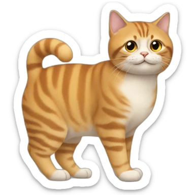 Chat dans les bras sticker