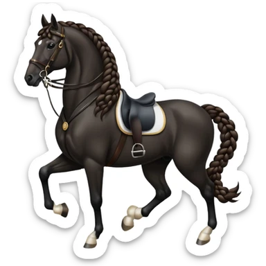 Dressage horse  sticker