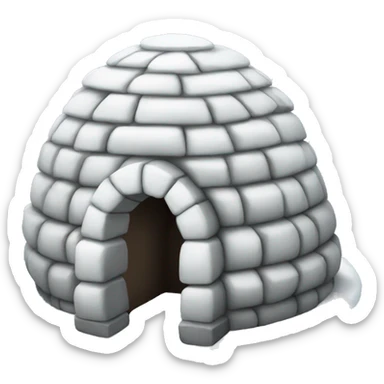 an igloo sticker