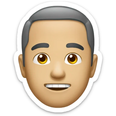 Emoji qui se mord la lèvre  sticker