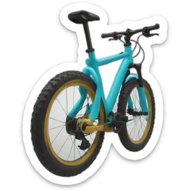 Vtt tout suspendu sticker