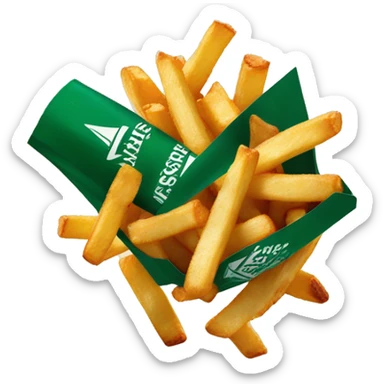 wingstop fries sticker