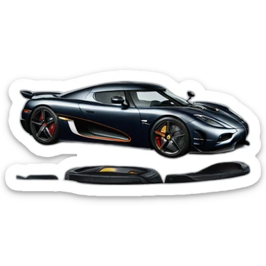 Koenigsegg Agera sticker